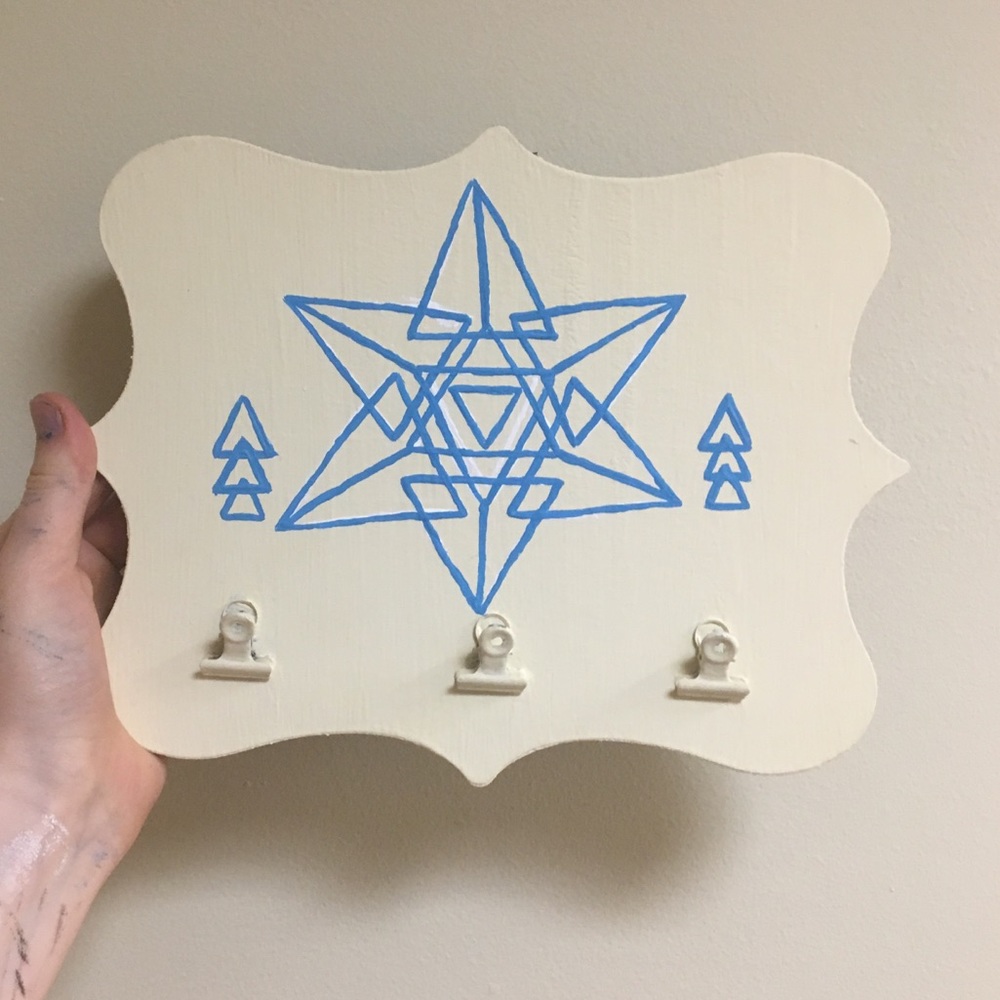 Original Artwork Sacred Geometry Necklace Holder